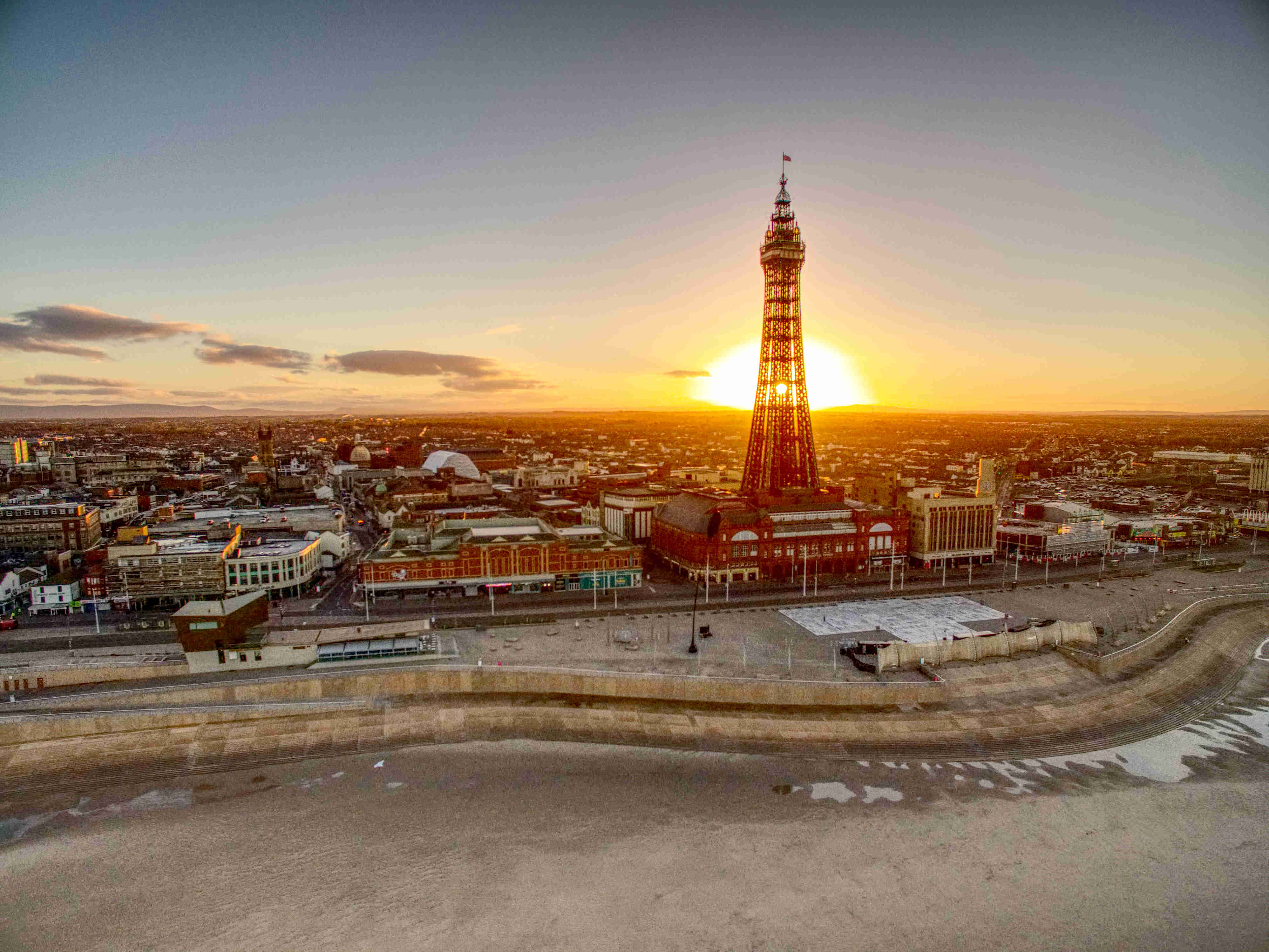 Sunrise Bloackpool tower shot