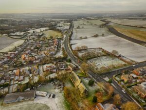 Sharlston in the snow