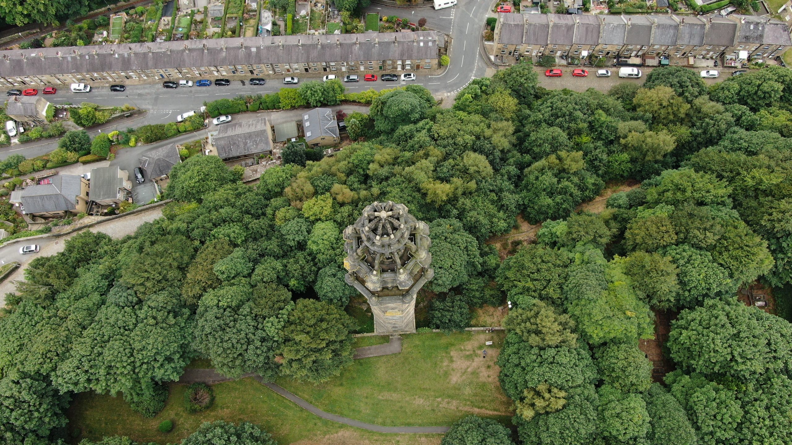 Wainhouse tower from above