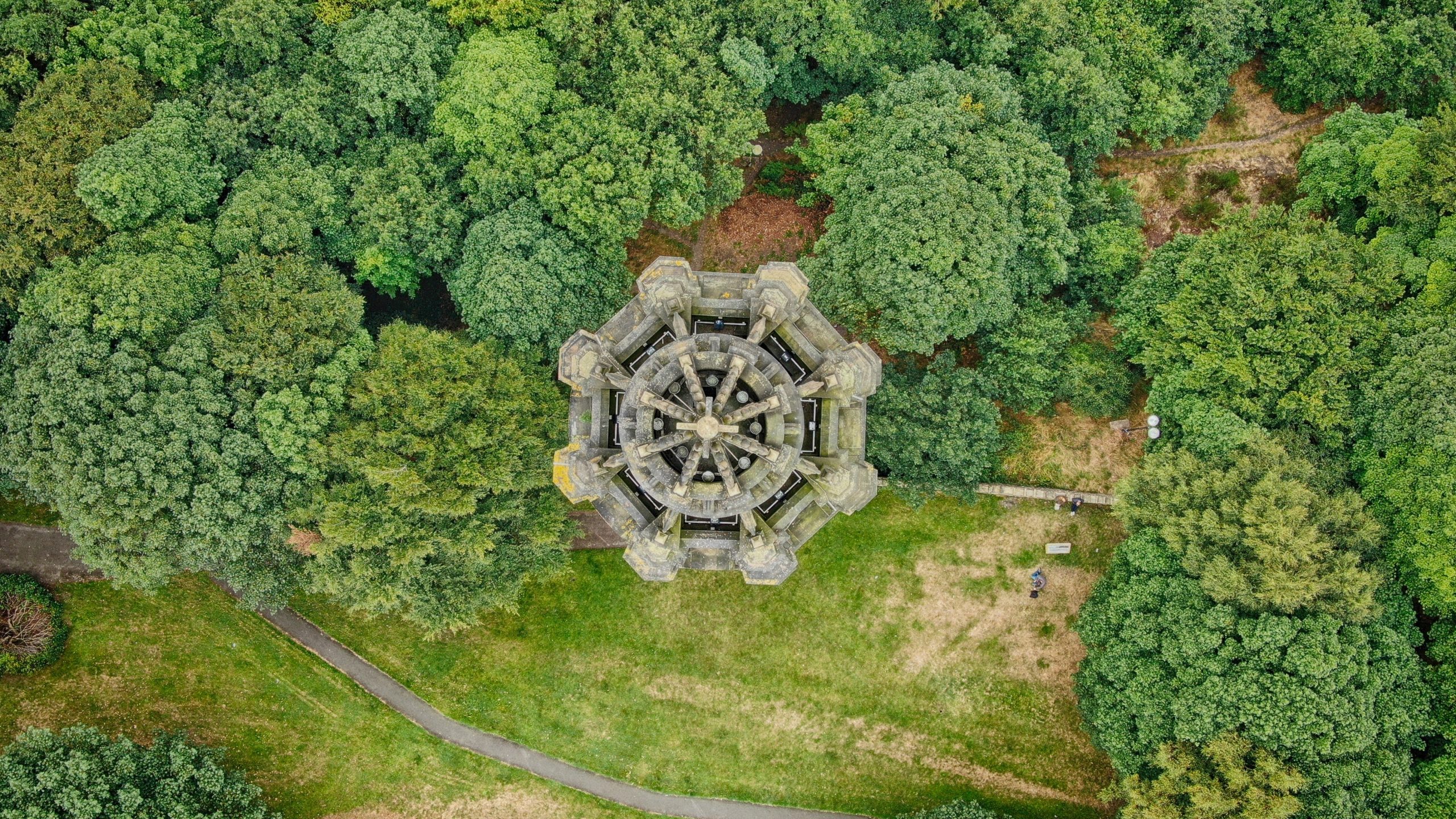Wainhouse tower from directly above