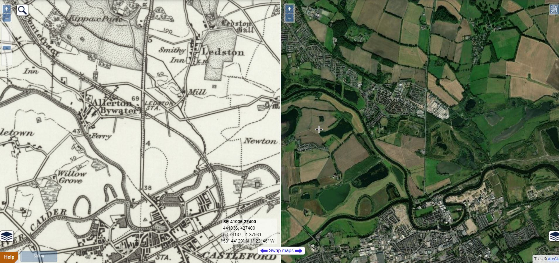 Castleford Viaduct Map