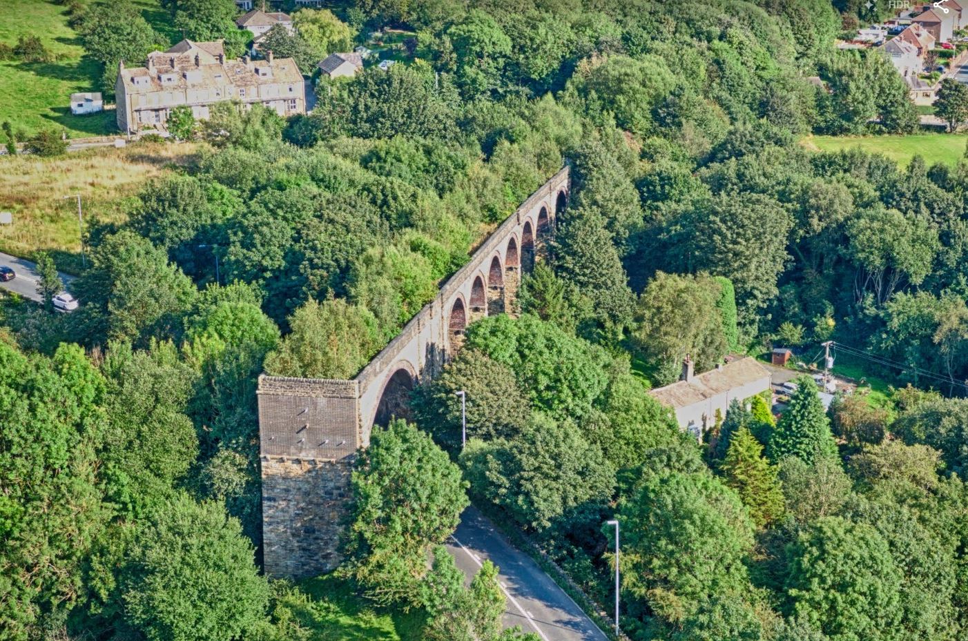 Overgrown Wyke Viaduct