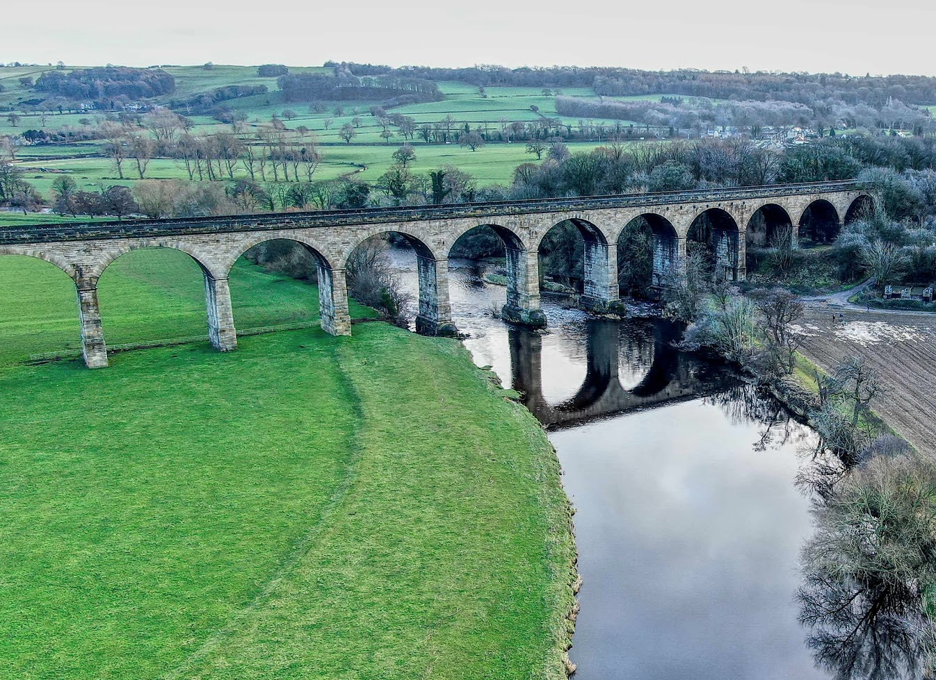 Arthington Viaduct reflection